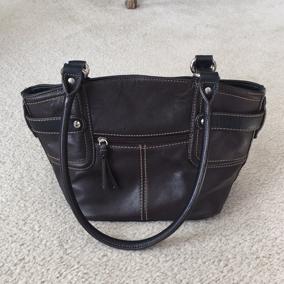 TIGNANELLO Medium Brown Shoulder Bag - Picture 2 of 7